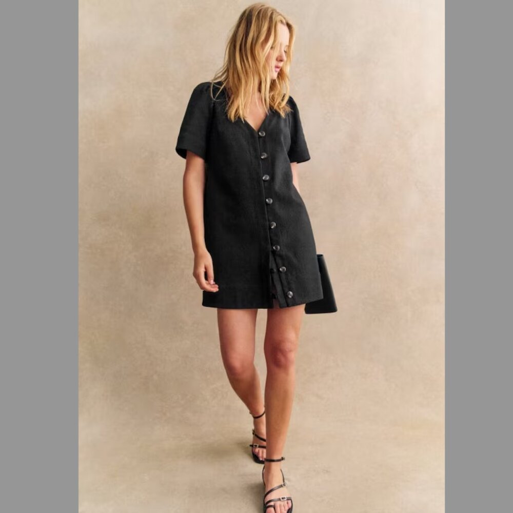 Sezane Vennila Dress Black - Size 4